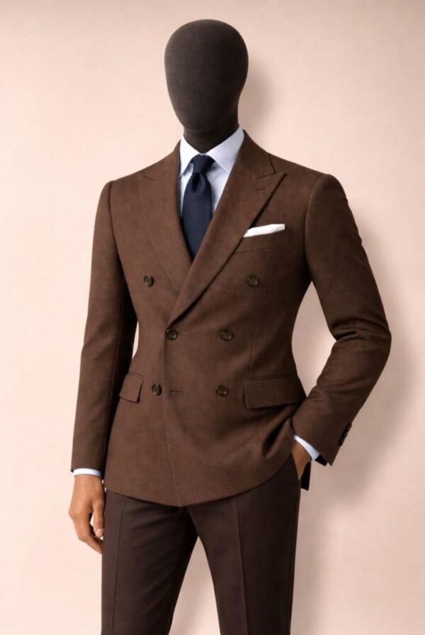 Three-piece double breasted suit